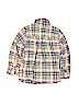 Hanna Andersson 100% Polyester Plaid Green Long Sleeve Button-Down Shirt Size 120 cm / US 6X - photo 2