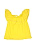 Gap Kids 100% Cotton Yellow Short Sleeve Top Size 10 - photo 1