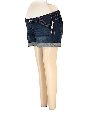 Indigo Blue Denim Shorts (view 1)