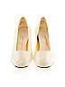Michaelangelo White Heels Size 8 1/2 (wide) - photo 2