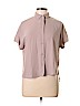 Rachel Zoe 100% Polyester Gray Short Sleeve Blouse Size XS - photo 1