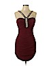 Trixxi Burgundy Cocktail Dress Size L - photo 1