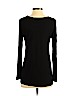 Tribal 100% Rayon Black Long Sleeve Top Size S (petite) - photo 2