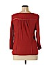 Lucky Brand 100% Rayon Red 3/4 Sleeve Top Size XL - photo 2