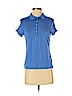 Charter Club Blue Short Sleeve Top Size S (petite) - photo 1