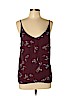 Banana Republic 100% Polyester Burgundy Sleeveless Blouse Size L (petite) - photo 1