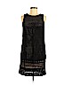 Ann Taylor LOFT 100% Cotton Black Casual Dress Size 8 (petite) - photo 1