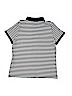 Lands' End 100% Cotton Stripes Blue Short Sleeve Polo Size 14 - 16 - photo 2