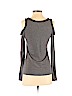 Bailey 44 Gray Long Sleeve Top Size S - photo 2