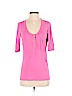 Theory Pink Short Sleeve Top Size S - photo 1