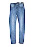 H&M 100% Cotton Solid Blue Jeans Size 11 - 12 - photo 1