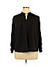 Unbranded Black Long Sleeve Blouse Size 1X - photo 1
