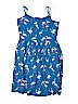 Boden 100% Viscose Blue Dress Size 15 - 16 - photo 2