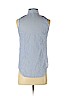 American Living 100% Cotton Blue Sleeveless Button-Down Shirt Size S (petite) - photo 2