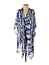 Michael Stars 100% Viscose Print Blue Wrap One size - photo 1