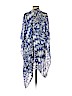 Michael Stars 100% Viscose Print Blue Wrap One size - photo 2