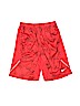 Nike 100% Polyester Print Red Athletic Shorts Size 6 - 7 - photo 1