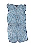 Joe's Jeans Floral Chambray Blue Romper Size 4T - photo 1