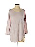 Velvet by Graham & Spencer 100% Linen Pink 3/4 Sleeve Top Size S - photo 1
