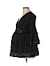 Mimi Maternity Black 3/4 Sleeve Blouse Size L - photo 1
