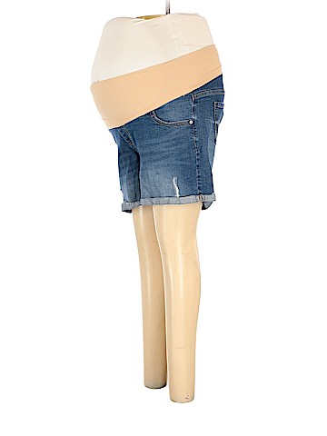 Indigo Blue Denim Shorts (view 1)