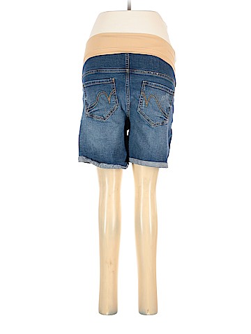 Indigo Blue Denim Shorts (view 2)