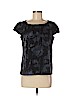 Theory Gray Short Sleeve Blouse Size M - photo 1