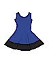 Cheryl Creations Kids Solid Blue Dress Size M (kids) - photo 1