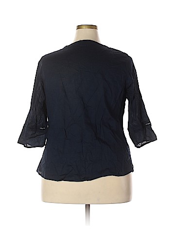 Lane Bryant Outlet 3/4 Sleeve Blouse (view 2)