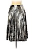 Halogen 100% Polyester Silver Casual Skirt Size XL (petite) - photo 2