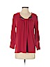 Kasper Red 3/4 Sleeve Top Size S (petite) - photo 1