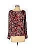 Roz & Ali Red Long Sleeve Top Size S (petite) - photo 1