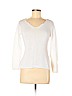 J.jill 100% Mercerized Cotton White Pullover Sweater Size M (petite) - photo 1