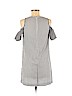 Ann Taylor LOFT 100% Cotton Gray Casual Dress Size 0 (petite) - photo 2