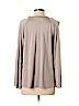 Elizabeth and James 100% Silk Gray Long Sleeve Silk Top Size XS - photo 2