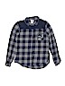 NFL 100% Cotton Checkered-gingham Blue Long Sleeve Button-Down Shirt Size M (youth) - photo 1
