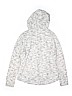 Danskin Now White Zip Up Hoodie Size 8 - photo 2