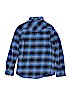 Vans 100% Cotton Blue Long Sleeve Button-Down Shirt Size M (kids) - photo 2