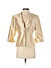 Etcetera 100% Silk Yellow Silk Blazer Size 4 - photo 1