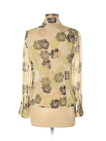 Ann Taylor Factory Long Sleeve Silk Top (view 2)