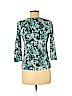 JM Collection Blue 3/4 Sleeve Top Size M (petite) - photo 2