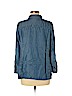 J.jill 100% Lyocell Blue Long Sleeve Button-Down Shirt Size M (petite) - photo 2