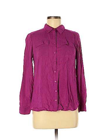 a.n.a. A New Approach Long Sleeve Button-Down Shirt (view 1)