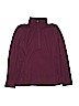 Lands' End 100% Polyester Purple Fleece Jacket Size 10 - 12 - photo 1