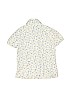 The Children's Place White Short Sleeve Button-Down Shirt Size 8 - photo 2