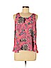 Ann Taylor LOFT 100% Polyester Pink Sleeveless Blouse Size M (petite) - photo 1