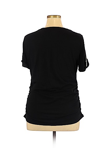 MICHAEL Michael Kors Short Sleeve Blouse (view 2)