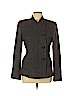 Armani Collezioni Black Wool Coat Size 10 - photo 1