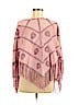 Newport News 100% Leather Pink Poncho One size - photo 1