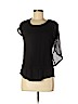 DressBarn Black Short Sleeve Top Size M (petite) - photo 1